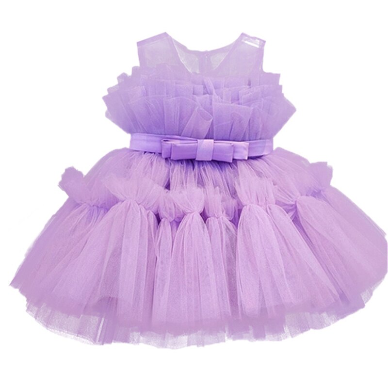 Girls Laced Solid Dress