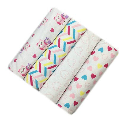 Small Cotton Blankets 4 pcs Set