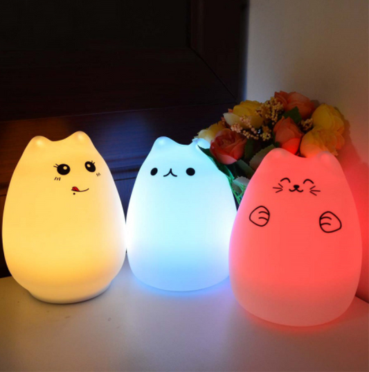 Kid's Bedroom Cute Cat LED Night Light