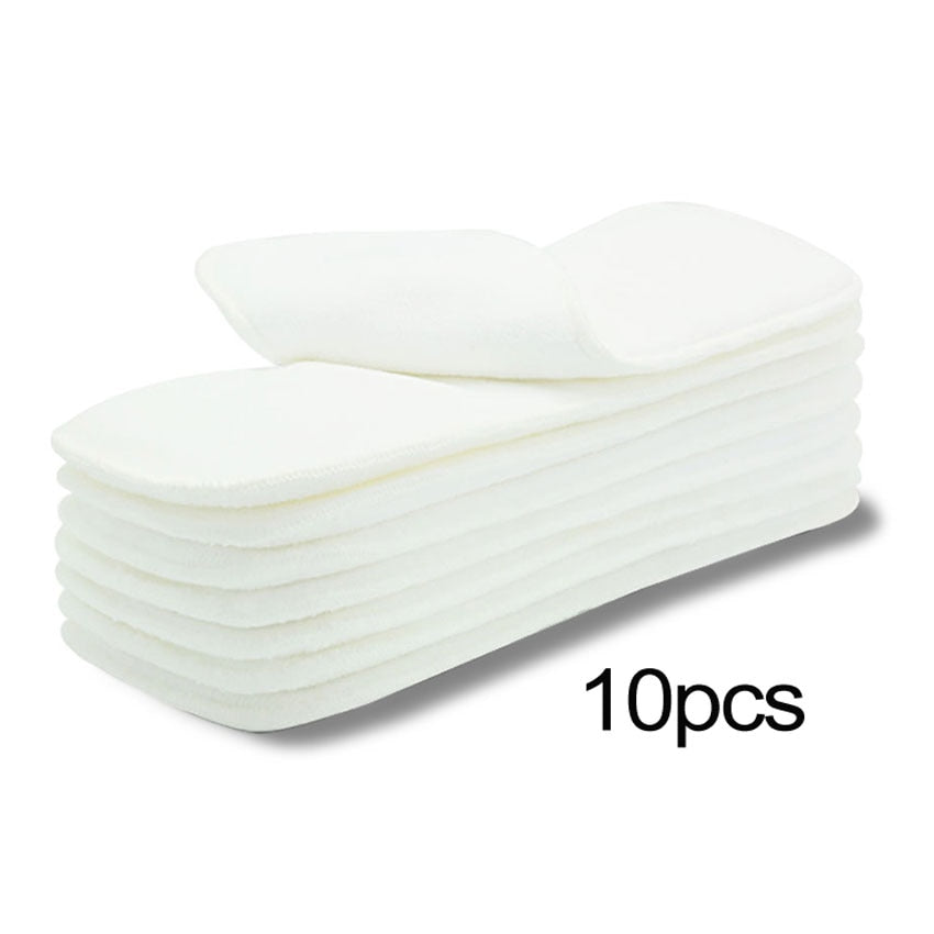 Washable Microfiber Cloth Nappies in White