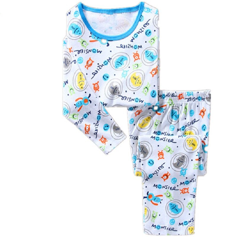 Cute Boy`s Cotton T-Shirt and Pants Set