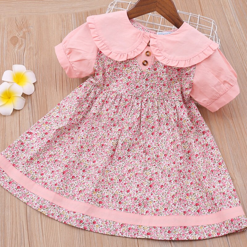 High-Quality Girls' Dress in Pink Color