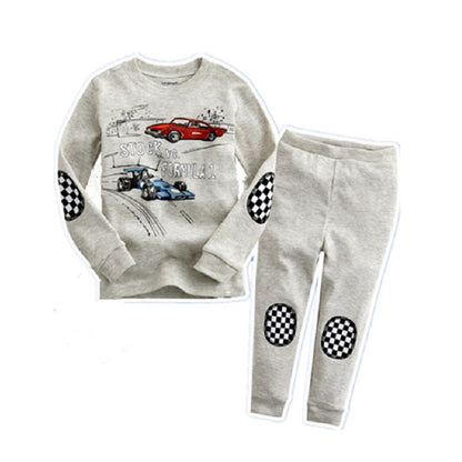 Cute Boy`s Cotton T-Shirt and Pants Set