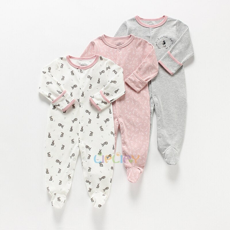 Baby's Long Sleeved Rompers 3 pcs Set