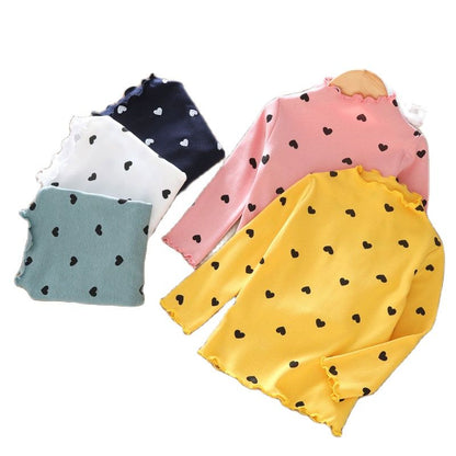 Kid's Soft Heart Patterned Sweater