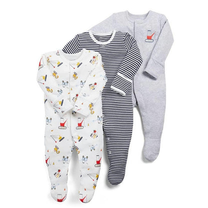 Baby's Long Sleeved Rompers 3 pcs Set