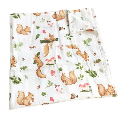 Animals Printed Soft Organic Cotton Multipurpose Towel
