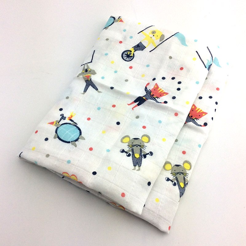 Animals Printed Soft Organic Cotton Multipurpose Towel