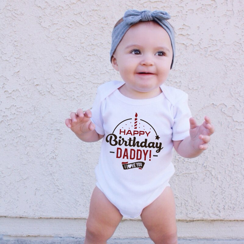 Baby's Printed Short Sleeve Summer Romper