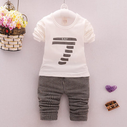 Baby Boy’s Casual Hooded Clothing Set