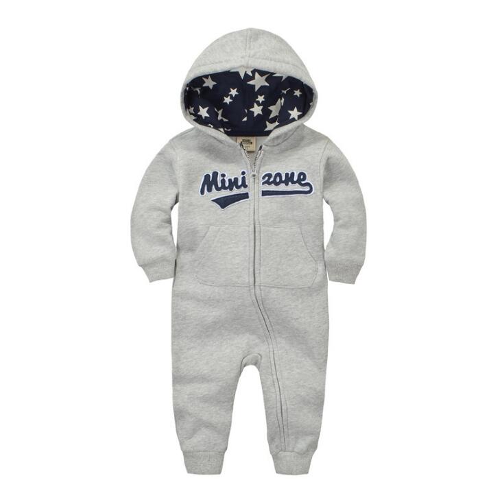 Baby Girl’s Casual Warm Cotton Jumpsuit