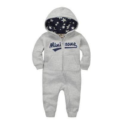 Baby Girl’s Casual Warm Cotton Jumpsuit
