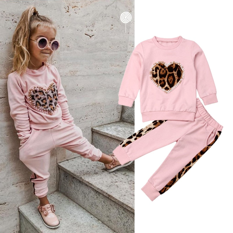 Girl's Fashion Cotton Clothes Set