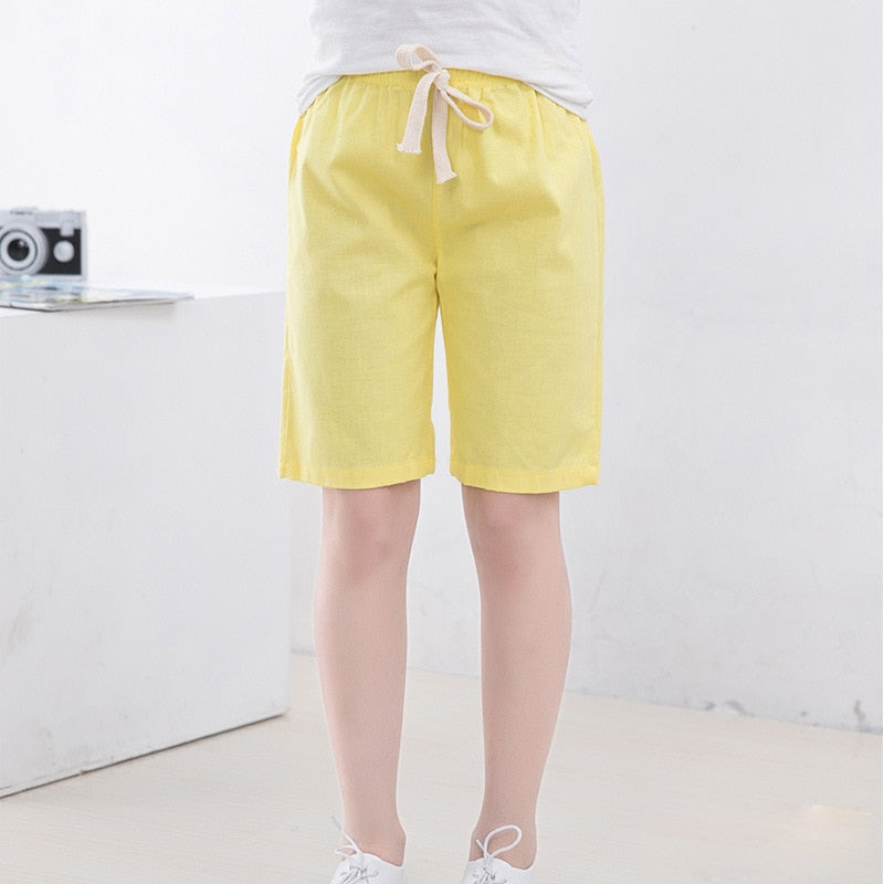 Boys' Light Linen Shorts