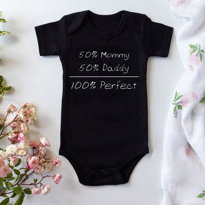 Baby's Printed Short Sleeve Summer Romper