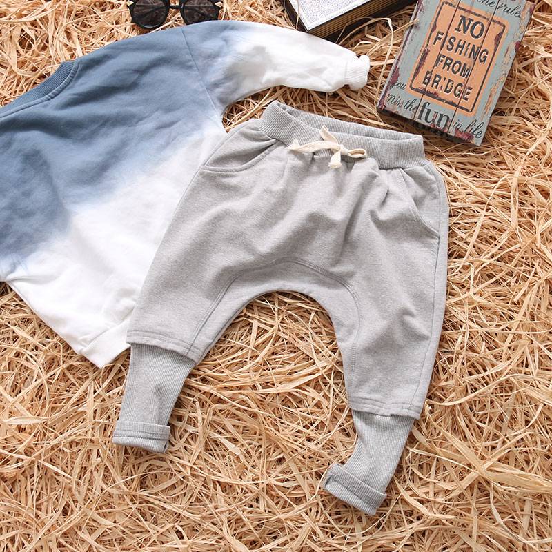 Boy's Solid Colors Cotton Harem Pants