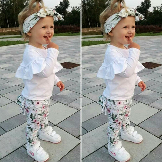 Girl's Ruffle Clothing Set