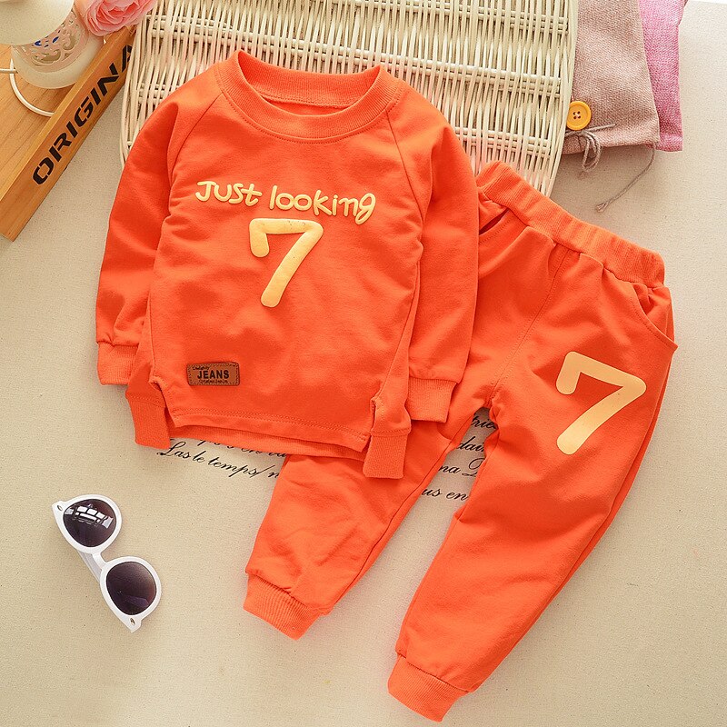 Children's Striped Cotton Tracksuit