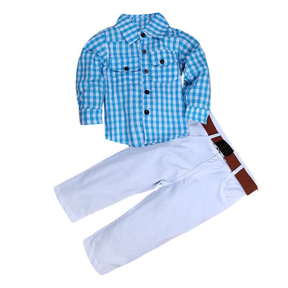 Boys' Casual Summer and Autumn Clothing Set