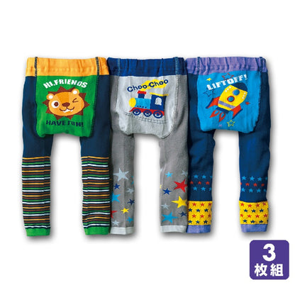 Baby's Animal Printed Cotton Pants