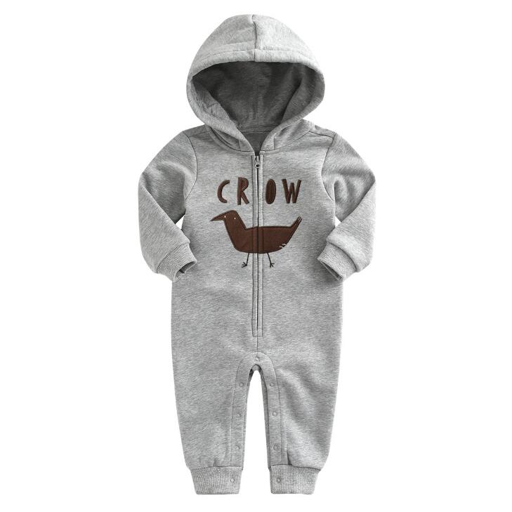 Baby Girl’s Casual Warm Cotton Jumpsuit
