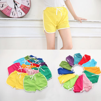 Girls' Sports Cotton Shorts