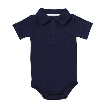 Baby Boy Cotton T-Shirt with Collar