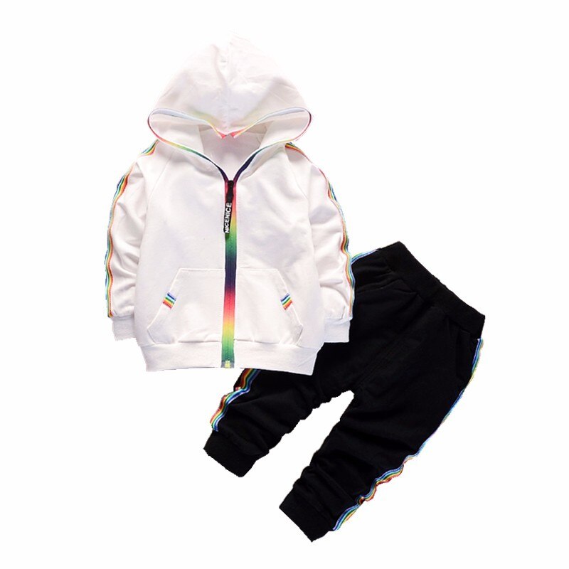 Children's Striped Cotton Tracksuit