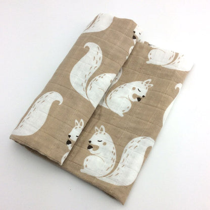 Animals Printed Soft Organic Cotton Multipurpose Towel