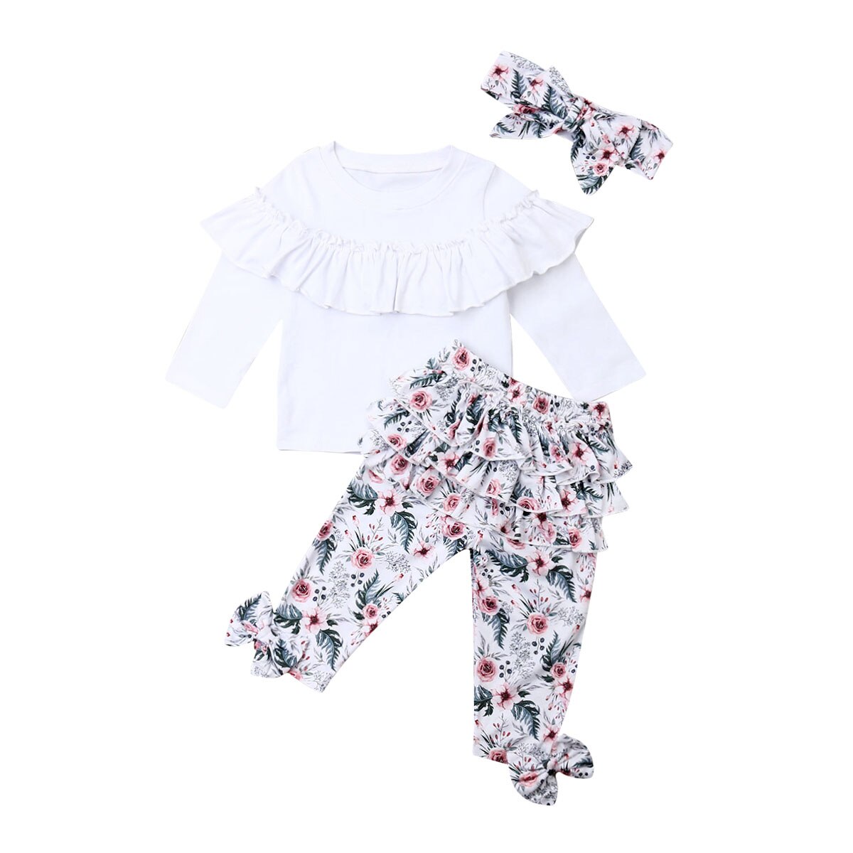 Girl's Ruffle Clothing Set