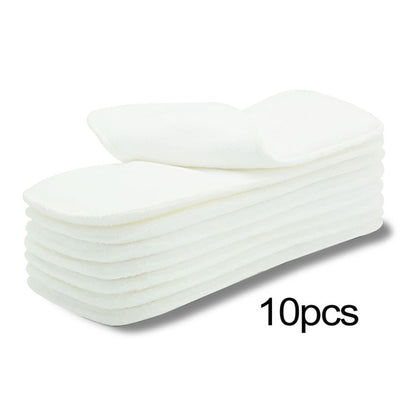 Washable Microfiber Cloth Nappies in White