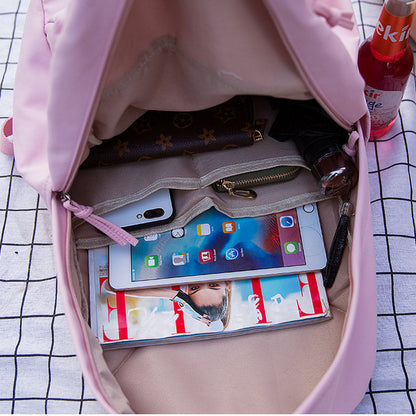Girl's Waterproof Nylon School Bag