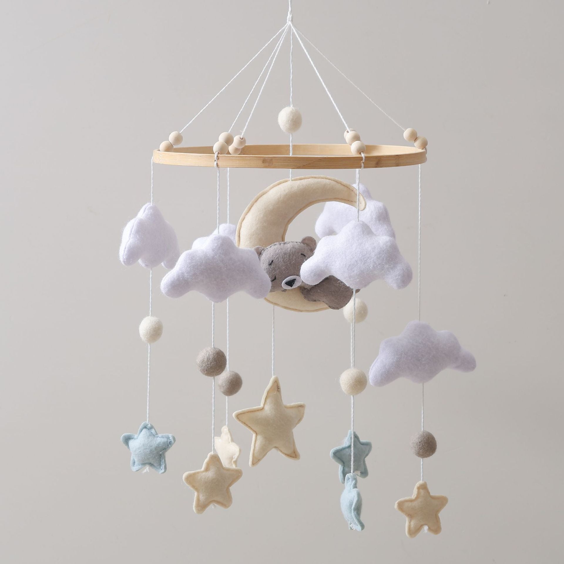 Baby Bed Bell Pendant Wind Chime Animal Crib Hanging Rattle Newborn Comfort Toy