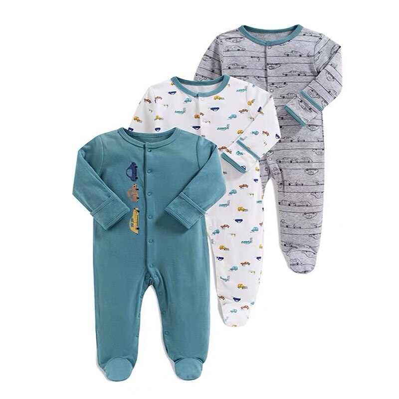 Baby's Long Sleeved Rompers 3 pcs Set