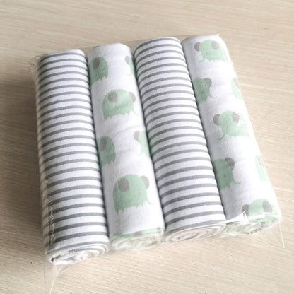 Small Cotton Blankets 4 pcs Set