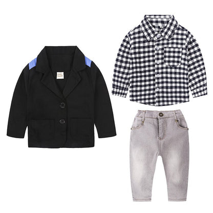 Boys' Casual Summer and Autumn Clothing Set