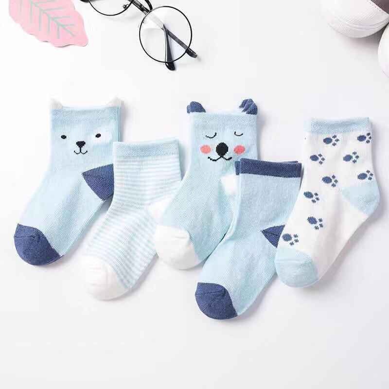5 Pairs Spring Soft Socks
