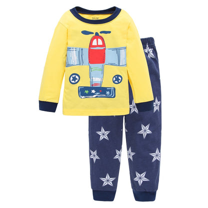 Cute Boy`s Cotton T-Shirt and Pants Set