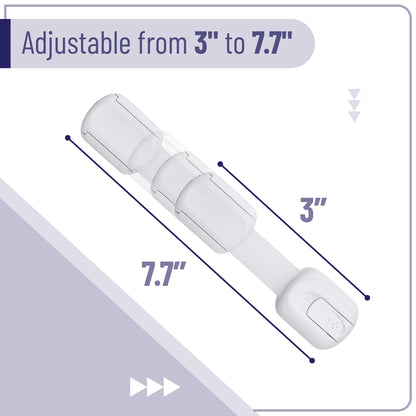 Child Safety Strap Locks, 6 Pack, Child Proof Cabinet Latches, Child Safety Cabinet Locks, Drawer Locks Baby Proofing, Baby Cabinet Safety Latches