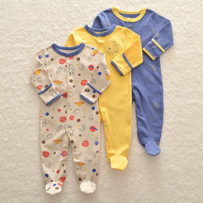 Baby's Long Sleeved Rompers 3 pcs Set