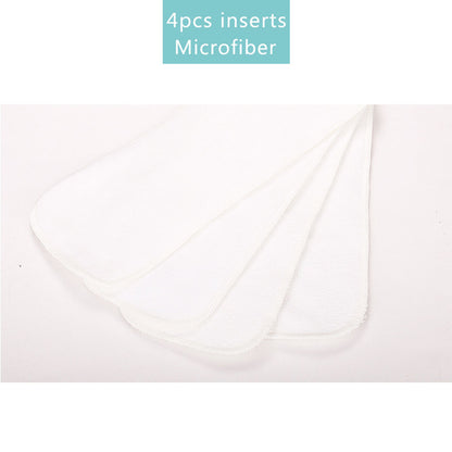 Washable Microfiber Cloth Nappies in White