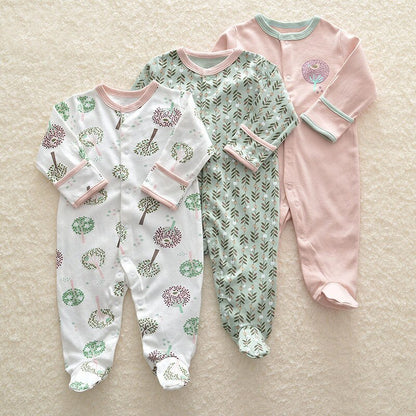 Baby's Long Sleeved Rompers 3 pcs Set