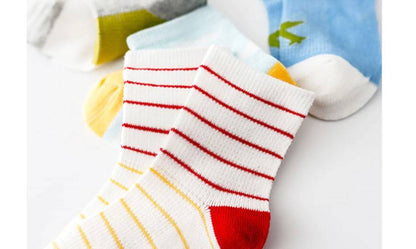 Baby's Unicorn Thin Cotton Socks 5 Pairs Set