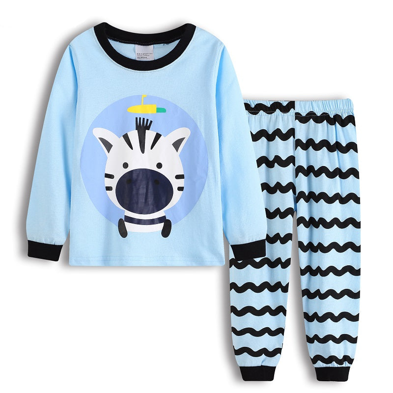 Cute Boy`s Cotton T-Shirt and Pants Set