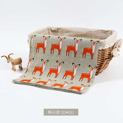 Animals Printed Soft Organic Cotton Multipurpose Towel
