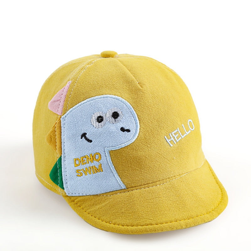 Boy's Letter Printed Cotton Cap