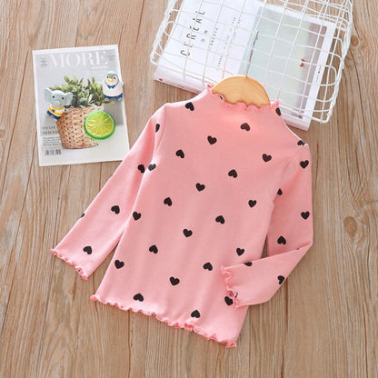Kid's Soft Heart Patterned Sweater