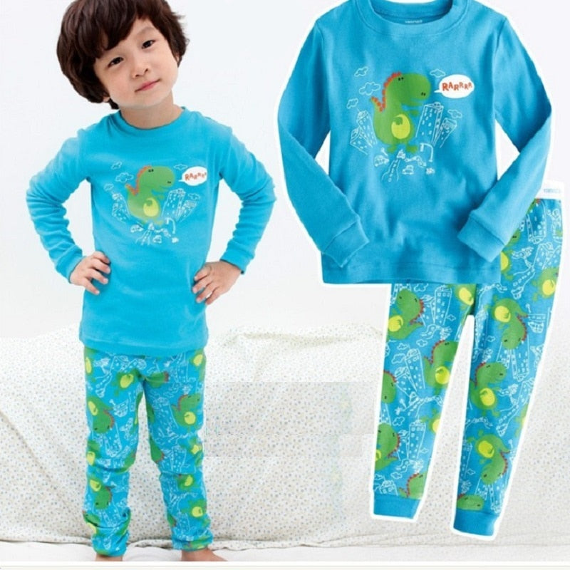 Cute Boy`s Cotton T-Shirt and Pants Set