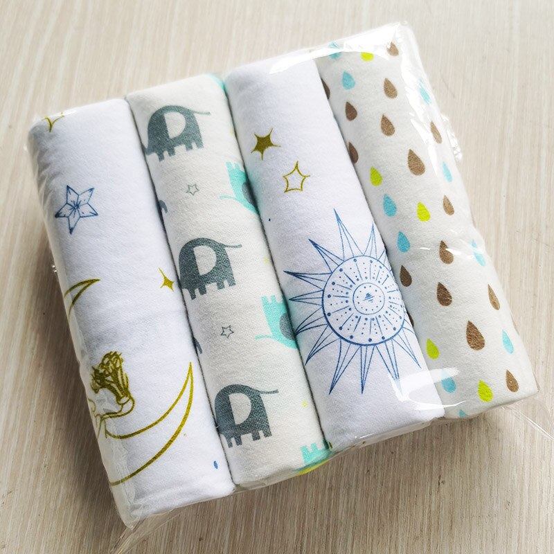 Small Cotton Blankets 4 pcs Set