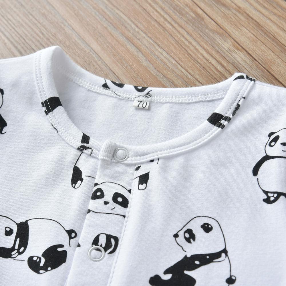 Boys Panda Printed Romper